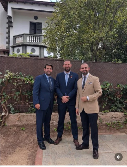 Nacho Navarro, Daniel Meseguer y Rafael Torres Fiestas Navajas (2) en tamaño mediano